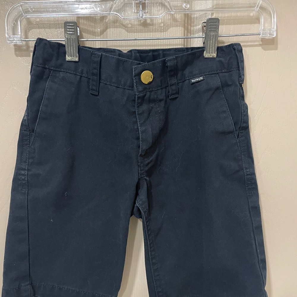 Hurley Boys Navy Shorts SZ 7 Kidcore